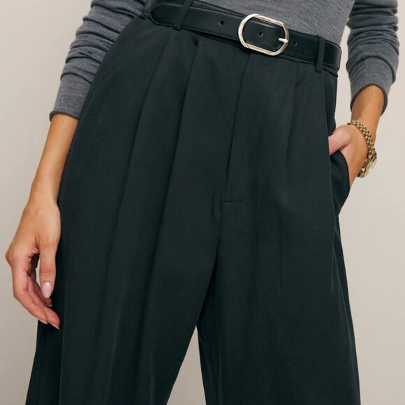 Reformation Mason Pant - black, petite - Picture 3 of 4